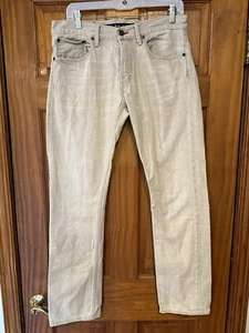 Ralph Lauren Black Label Men’s 30x30 Beige Denim Straight Jeans Pants • Great - Picture 1 of 16