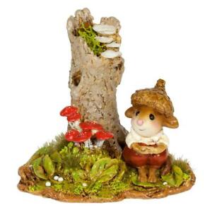 Wee Forest Folk MY HAPPY PLACE, WFF# M-644, Gnome Mouse New for 2018