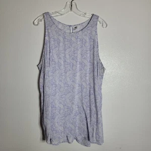 Old Navy lila Tanktop Übergröße 3X leichter Viskose ärmellos Pullover - Bild 1 von 5