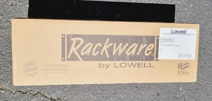 BRAND NEW SEALED Lowell RackWare SEFP-2 Black 19" 2U Steel Filler Blank - Picture 1 of 6