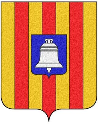 Autocollant sticker vinyle voiture adhesif armoirie france blason cantal 09