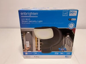 Enbrighten LED WI-FI Smart Security Light With Motion Detection Bronze 1400 Lum. - Picture 1 of 5