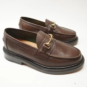 Casi Como Nuevo Usado 1x Blackstock & Weber Mocasines Hombres Talla 5 Marrón Clásico Zapatos de Vestir - Imagen 1 de 17