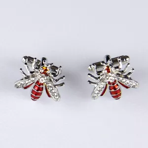 Honey Bee Style Cuff Links Men's Fashion Designed Unique In The Market - Picture 1 of 7
