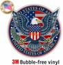 Bald Eagle & American Flag Decal – 3M USA-Made Sticker For Truck, Car, Window, Or Wall 8 thumbnail image