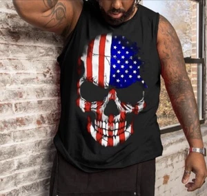 Big & Tall Men's Print Tank Top Size 8xl - Picture 1 of 1