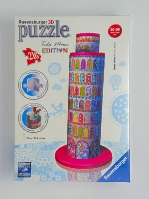 Puzzle 3D Ravensburger Tula Moon Tour De Pise En Ardoise Objet Art - Photo 1/4