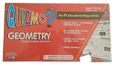 Learning Advantage Quizmo? Geometry 2 Games in One Shapes, Symbols and Terms - Image 1 of 2