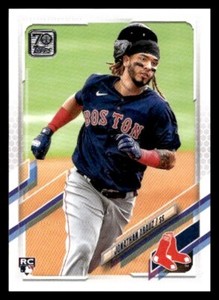 2021 Topps #468 Jonathan Arauz Boston Red Sox Baseball Card