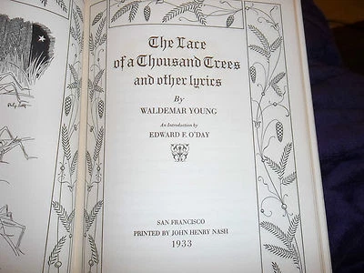 The Lace of a Thousand Trees by Waldemar Young 1933 Signed Limited Edition Case - Image 1 of 4