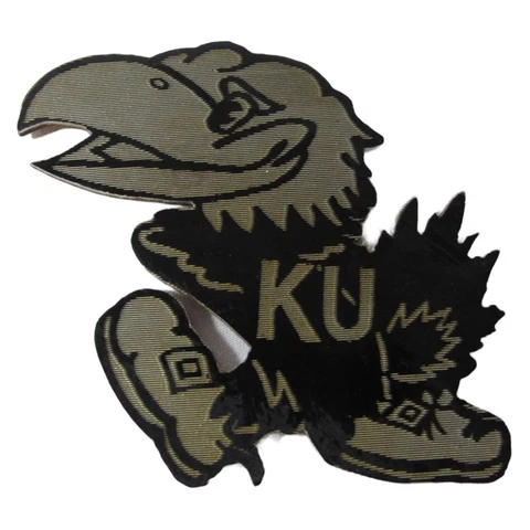 Vintage University Of Kansas KU Jayhawks Rock Chalk Fridge Refrigerator Magnet Cover