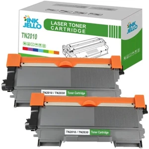 2 Black Toner TN2010 Compatible With Brother DCP7055 DCP7055W DCP7057 HL2130 - Picture 1 of 9