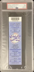 Mike Mussina Signed Full Ticket 4/11/04 200th Win HOF PSA/DNA Auto 10 Tix EX 5 - Picture 1 of 6