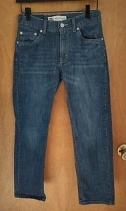 12 Reg 26 x 26 Boys Levi's 541 Athletic Fit Dark Blue Jeans Cotton Elastane EUC - Picture 1 of 8