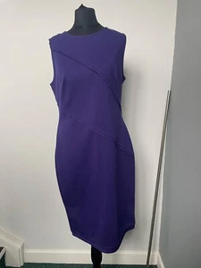 DKNY purple bodycon dress UK 12 CHARITY SALE - Picture 1 of 3