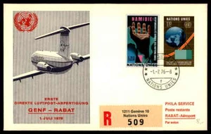 UNO UN GINEBRA PRIMER VUELO 1976 GINEBRA - DESCUENTO dg91 - Imagen 1 de 2