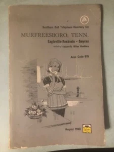 1966 TN Southern Bell telephone book - Murfreesboro Eagleville Smyrna Rockvale + - Picture 1 of 8
