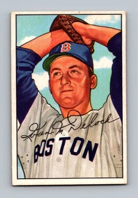 1952 Bowman #250 Ike Delock VGEX-EX Vintage Baseball Card - Image 1 of 2