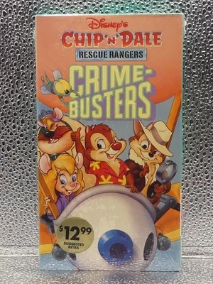Disney's Chip 'n' Dale Rescue Rangers Crimebusters NR CC VHS New Factory Sealed - Image 1 of 4