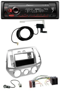 Pioneer DAB USB MP3 Bluetooth Autoradio für Hyundai i20 (12-14) man. Klima - Bild 1 von 9