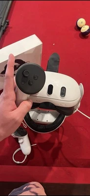 Meta Quest 3S Virtual Reality Headset 128GB with Back Headrest and Battery Pack - Image 1 of 2