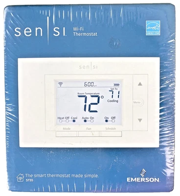 Emerson Sensei Smart Thermostat ST55U Wi-Fi Programmable New Sealed. - Image 1 of 4