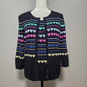 Talbots Pullover Set Gr. Petite M dunkelblau Strickjacke Gr. Small Tank Herz Print - Bild 1 von 15