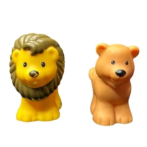 Fisher Price Little People Arca de Noé Pareja de Animales León Set de 2 Macho y Hembra - Imagen 1 de 6