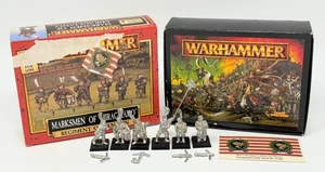 Warhammer Fantasy: Dogs of War - Marksmen of Miragliano (6 Metal Models w/ Box) - Picture 1 of 6