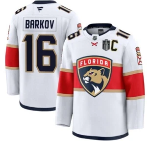 Sasha Barkov Florida Panthers 2025 Stanley Cup Finals Jersey Home + Away - Picture 1 of 4