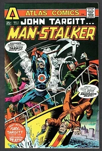 John Targitt... Man-Stalker #3 Atlas Seaboard Comics Bronze Age 1975 VF/NM RARE - Imagen 1 de 2