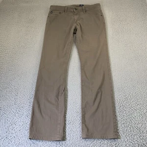 Pantalones Adriano Goldschmied The Matchstick Para Hombre 32x32 Marrón Chino Caqui Calce Ajustado - Imagen 1 de 13