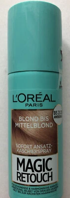 Loreal Paris Magic Retouch Sofort Ansatz-kaschierspray Blond-Mittelblond - 75 ml - Bild 1 von 3