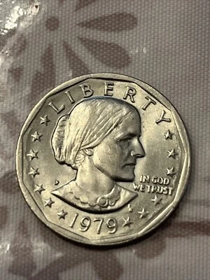 1979 Susan B Anthony Liberty FG P Stamp US One Dollar Coin - Image 1 of 3
