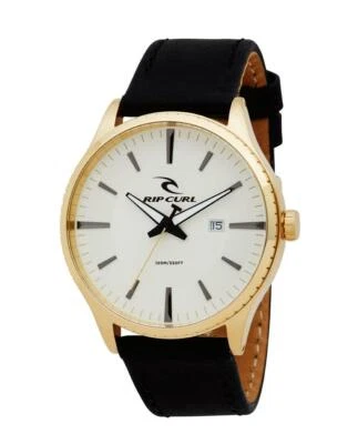 Rip Curl Gold AGENT Leather Band Mens Watch Brand New in Box - image 1 of 2