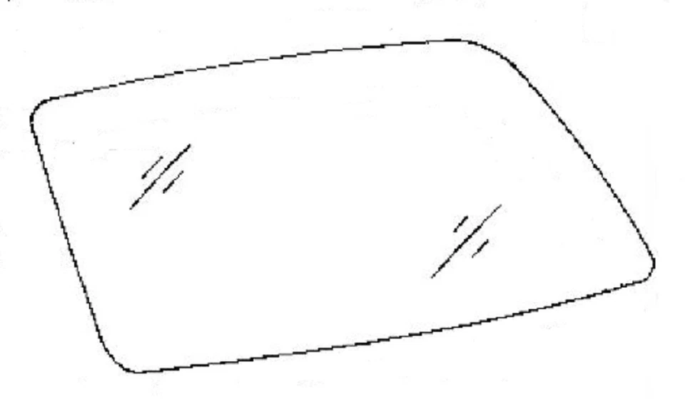 Fits Subaru GL GL-10 1985 4 Door Station Wagon Rear Back Glass Heated Window - Image 1 of 1