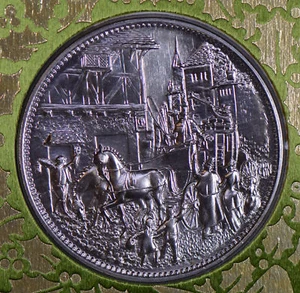 1968 limited edition Christmas medal BU0403 combine shipping - Picture 1 of 4