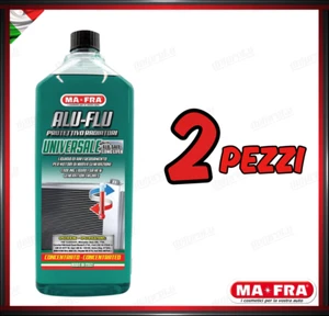 X2 MAFRA - ALU FLU ANTIGELO PROTETTIVO VERDE PURO LIQUIDO RADIATORI 1000 ML 1LT - Picture 1 of 4