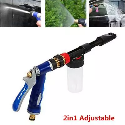 Pistola pulverizadora de lanza de espuma para nieve jabón Foamaster lavadora de agua a presión para limpieza de automóviles Foto 1 de 4