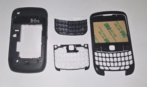 Véritable original Blackberry 8520 boîtier fascia cache objectif clavier - Photo 1 sur 2