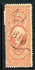 US Scott # R44c - Used - Pen Cancel 1868            (11-C223) - Picture 1 of 1