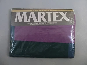 Martex Twin Flat Sheet Facade Multicolor 80s 90s Made in USA New NOS - Picture 1 of 3