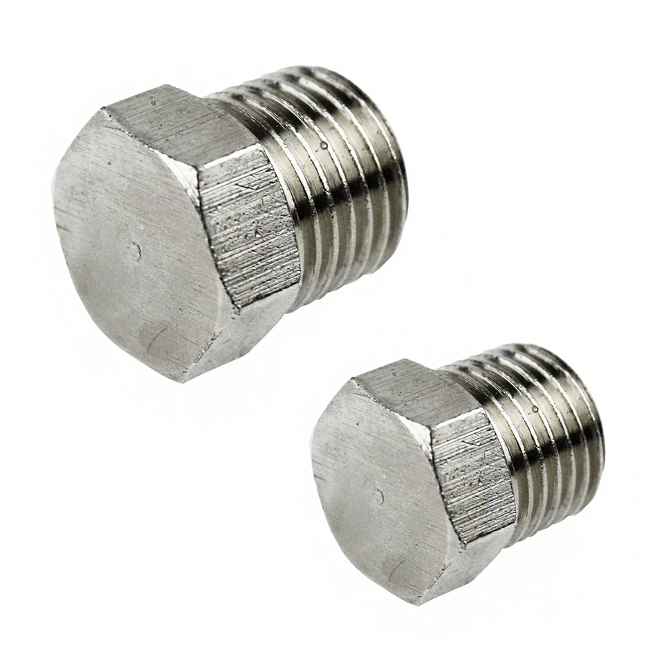 Hex Blanking Plug 1/4" / 3/8" Port Air Line Compressor Fitting - Image 1 of 1