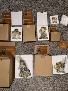 Redwall Figurine Set, Brian Jacques, Julie London, 1999, Complete 5 Brand New - Picture 1 of 7