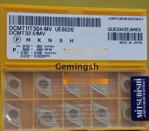 NEW 10PCS MITSUBISHI DCMT11T304 US735 DCMT32.51 Carbide Inserts