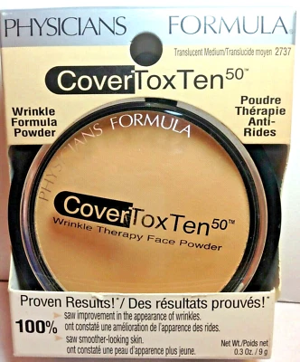 Physicians Formula CoverToxTen Wrinkle Therapy Face Powder, Translucent Medium - Image 1 of 4