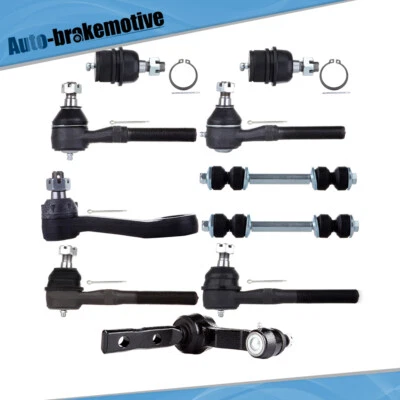 Se adapta a Ford F-150 1997-2002 2003 4x4 10 piezas barra estabilizadora delantera extremo barra de amarre rótula Foto 1 de 4