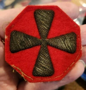 Original WWII era 8th Army Bullion Made Patch - Picture 1 of 2
