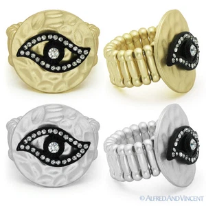 Anillo Dije de la Suerte Judía Judía Mati Hamsa Cabalá Judía Nazar Turco Griego Mati Hamsa Cabalá Judaica - Imagen 1 de 3