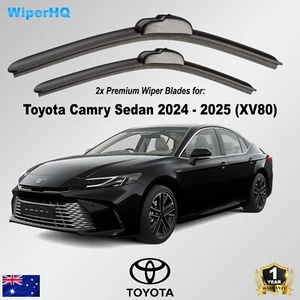 2x Premium Wiper Blades For Toyota Camry Sedan 2024 - 2025 Front Pair 26" + 20" - Picture 1 of 7